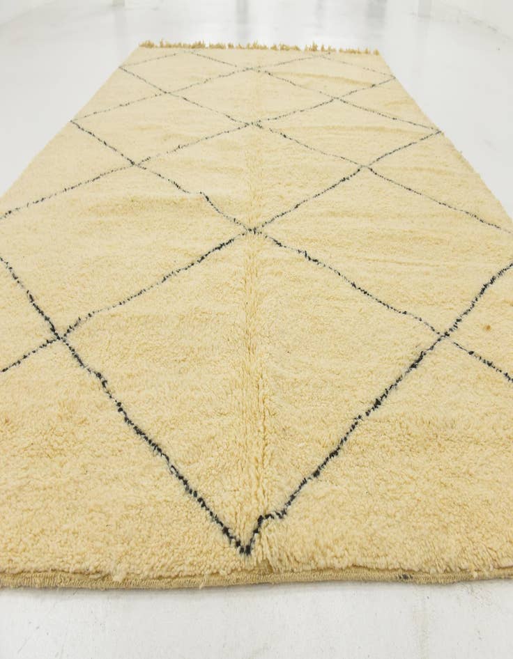 Detail image of  8' 8 x 11' 8  Hand Knotted Moroccan Wool Rug