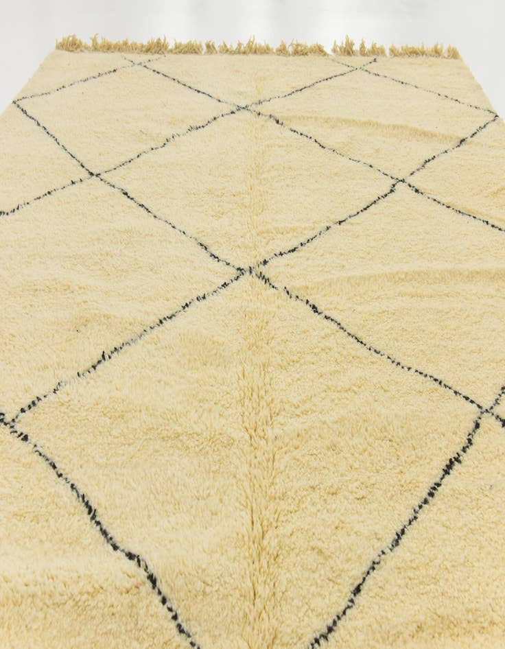 Detail image of  8' 8 x 11' 8  Hand Knotted Moroccan Wool Rug