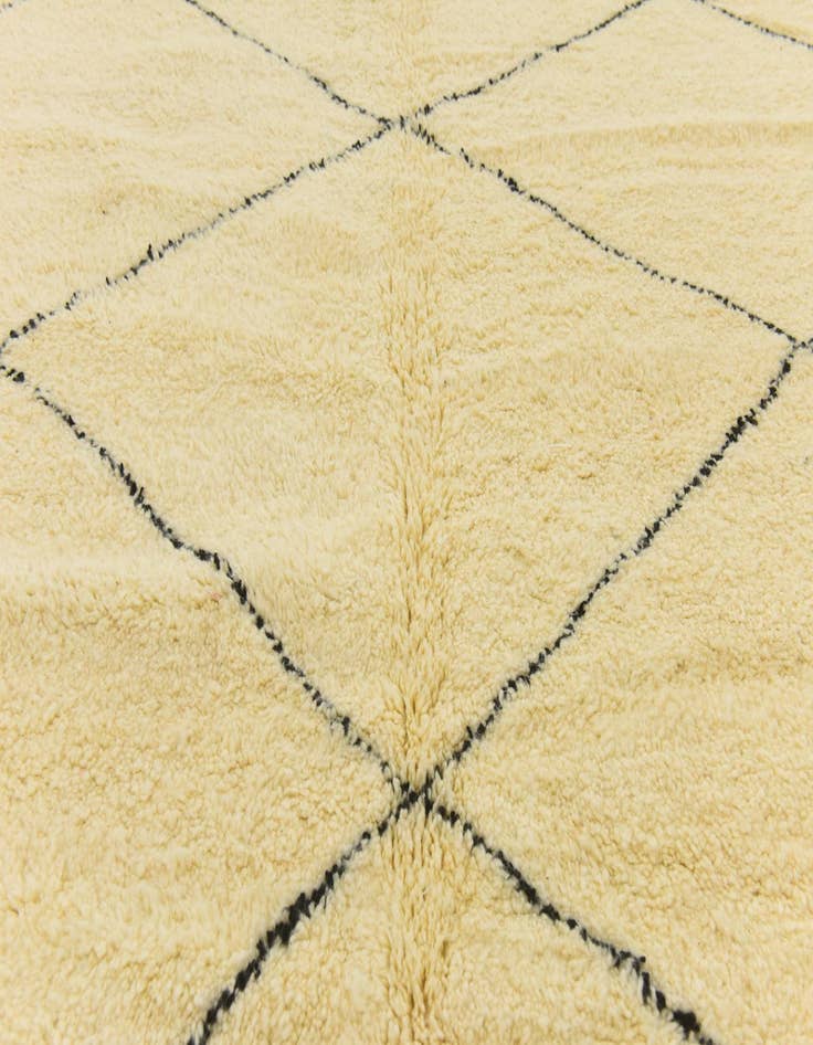 Detail image of  8' 8 x 11' 8  Hand Knotted Moroccan Wool Rug