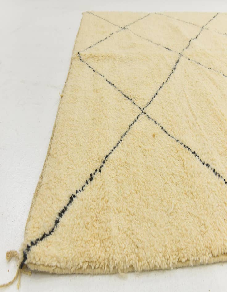 Detail image of  8' 8 x 11' 8  Hand Knotted Moroccan Wool Rug