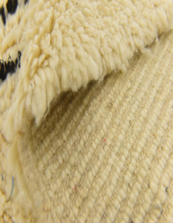 Detail image of  6' 11 x 9' 5  Hand Knotted Moroccan Wool Rug