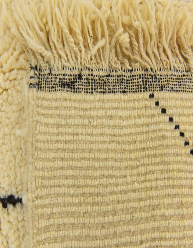 Detail image of  6' 11 x 9' 5  Hand Knotted Moroccan Wool Rug