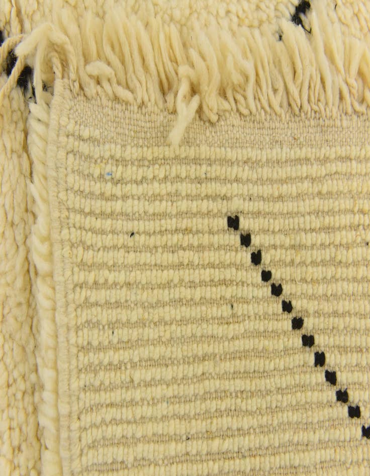 Detail image of  6' 10 x 10' 4  Hand Knotted Moroccan Wool Rug