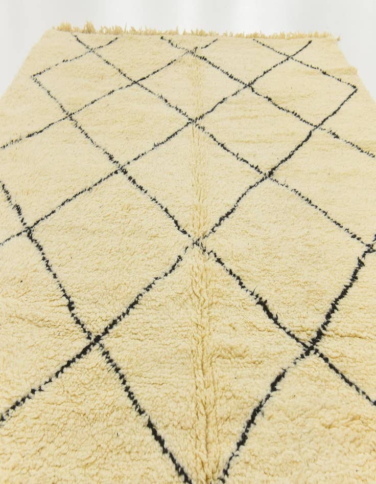 Detail image of  6' 10 x 10' 4  Hand Knotted Moroccan Wool Rug