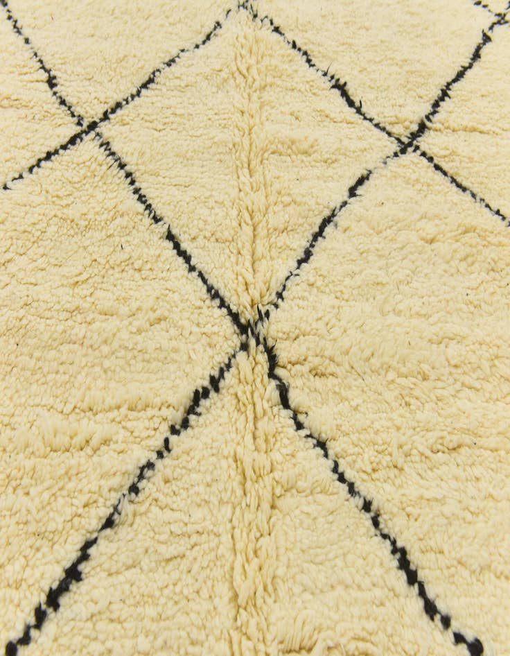 Detail image of  6' 10 x 10' 4  Hand Knotted Moroccan Wool Rug