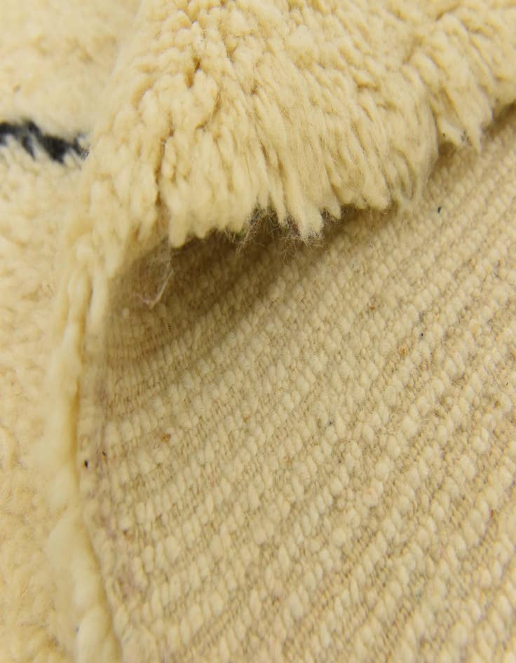 Detail image of  7' x 10'  Hand Knotted Moroccan Wool Rug