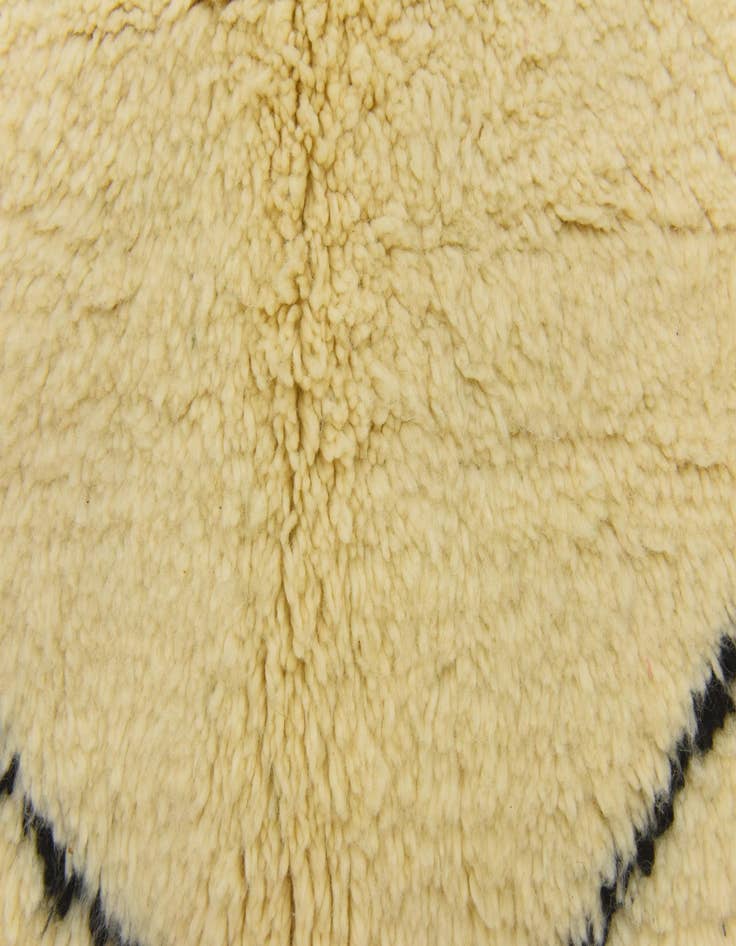 Detail image of  7' x 10'  Hand Knotted Moroccan Wool Rug