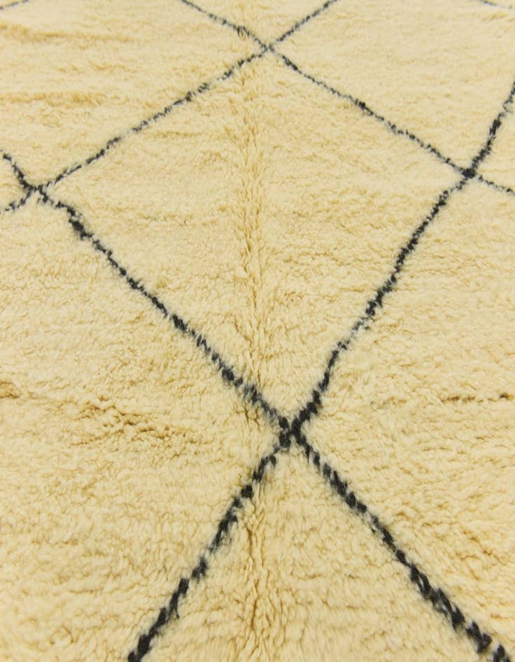 Detail image of  7' x 10'  Hand Knotted Moroccan Wool Rug