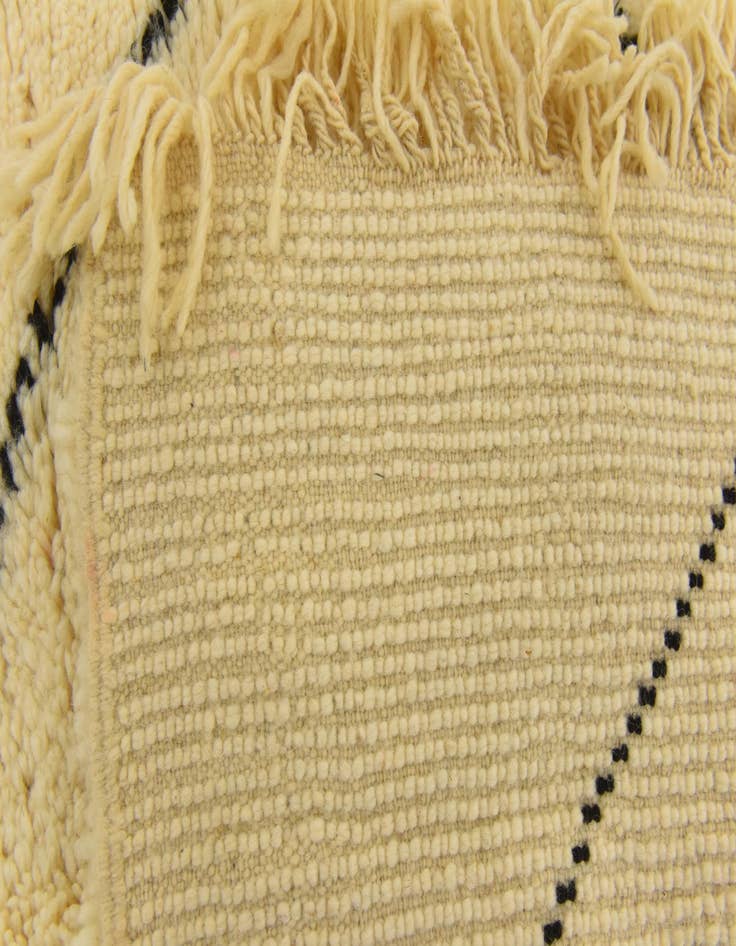 Detail image of  6' 5 x 9' 10  Hand Knotted Moroccan Wool Rug