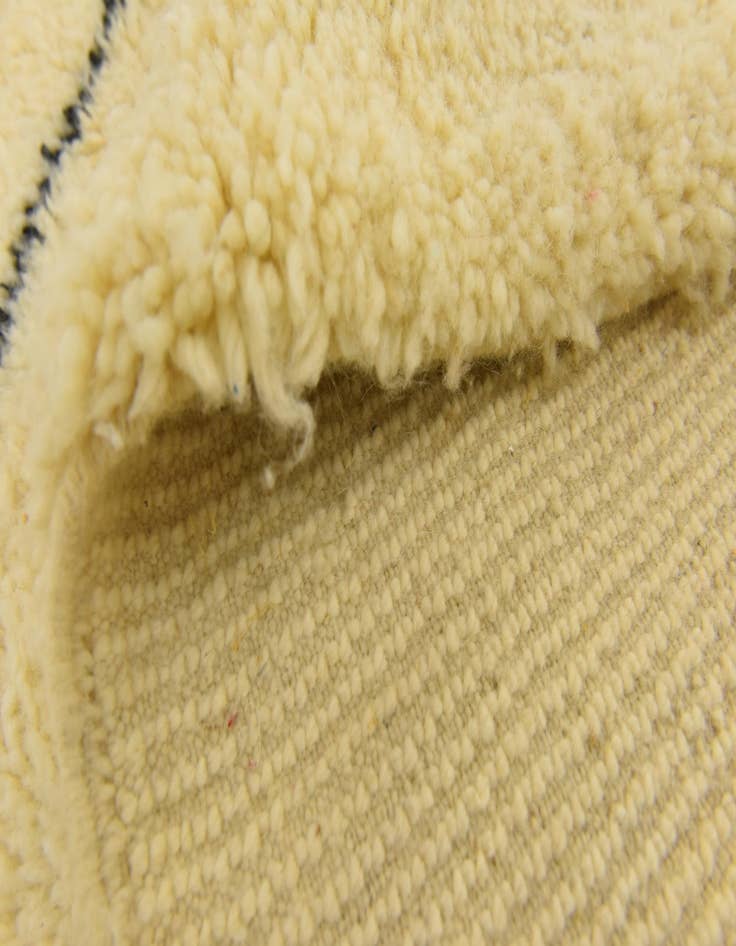 Detail image of  6' 10 x 10'  Hand Knotted Moroccan Wool Rug