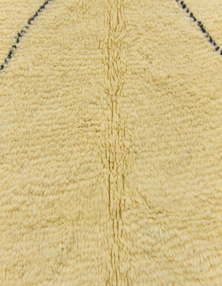 Detail image of  6' 10 x 10'  Hand Knotted Moroccan Wool Rug