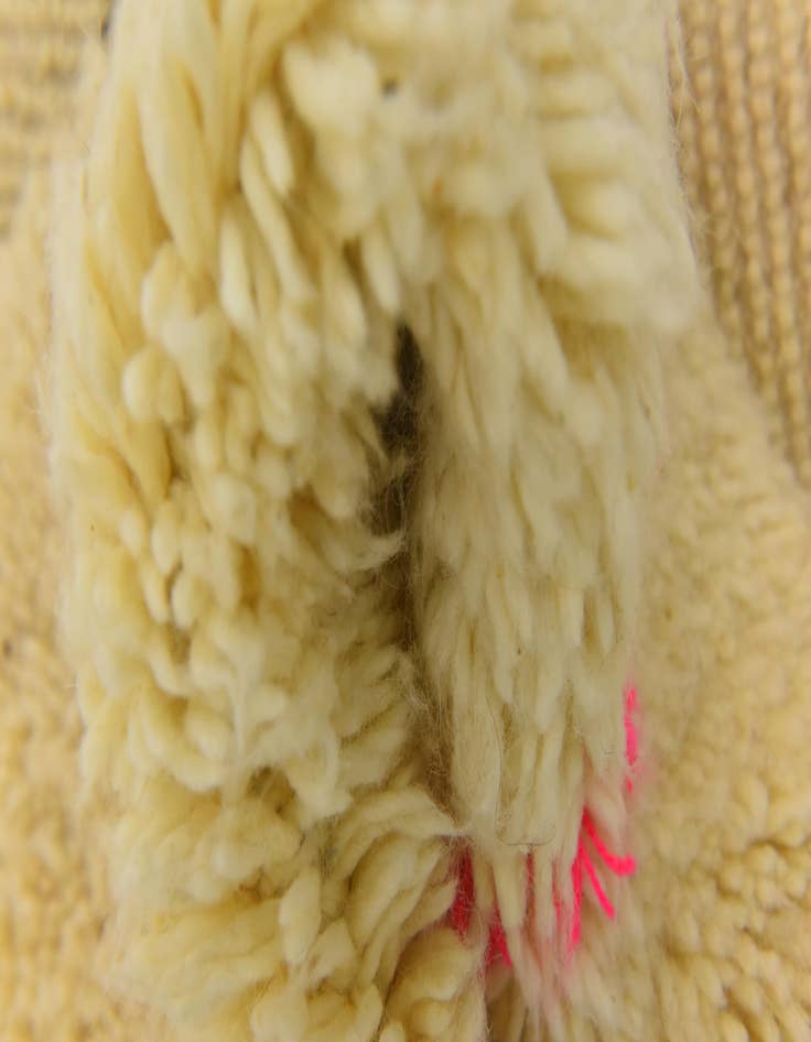 Detail image of  3' 2 x 5' 2  Hand Knotted Moroccan Wool Rug