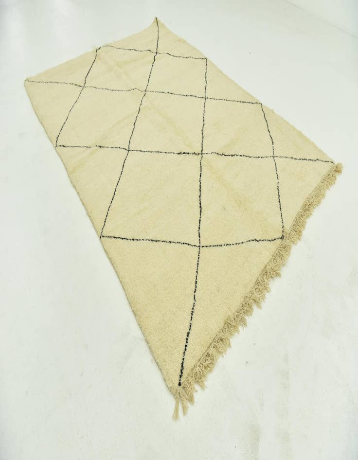 Detail image of  7' 2 x 9' 8  Hand Knotted Moroccan Wool Rug