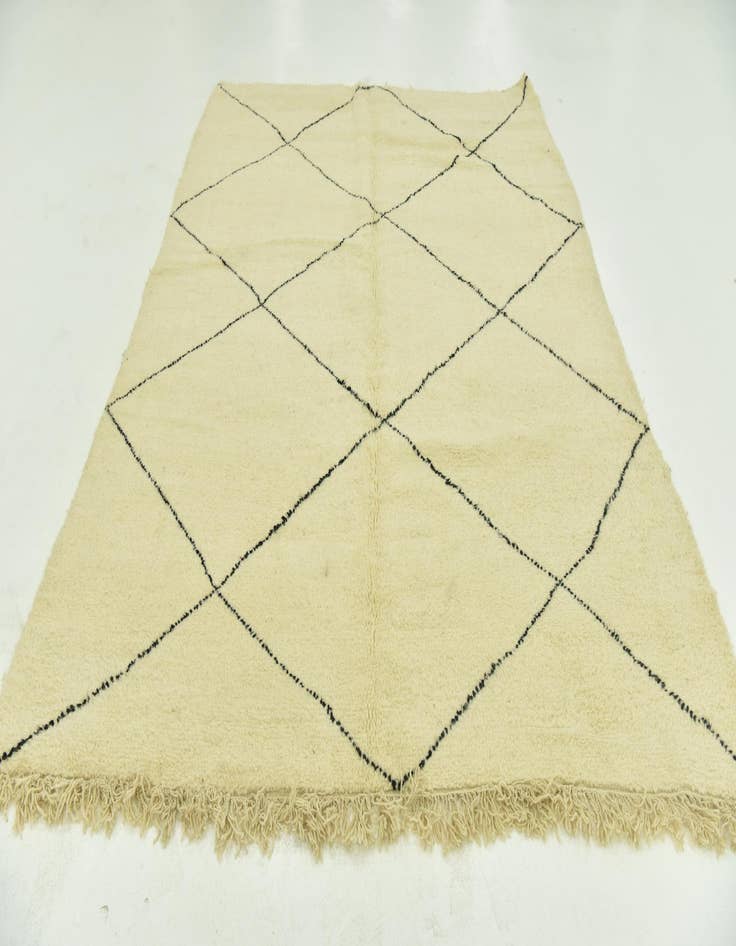 Detail image of  7' 2 x 9' 8  Hand Knotted Moroccan Wool Rug