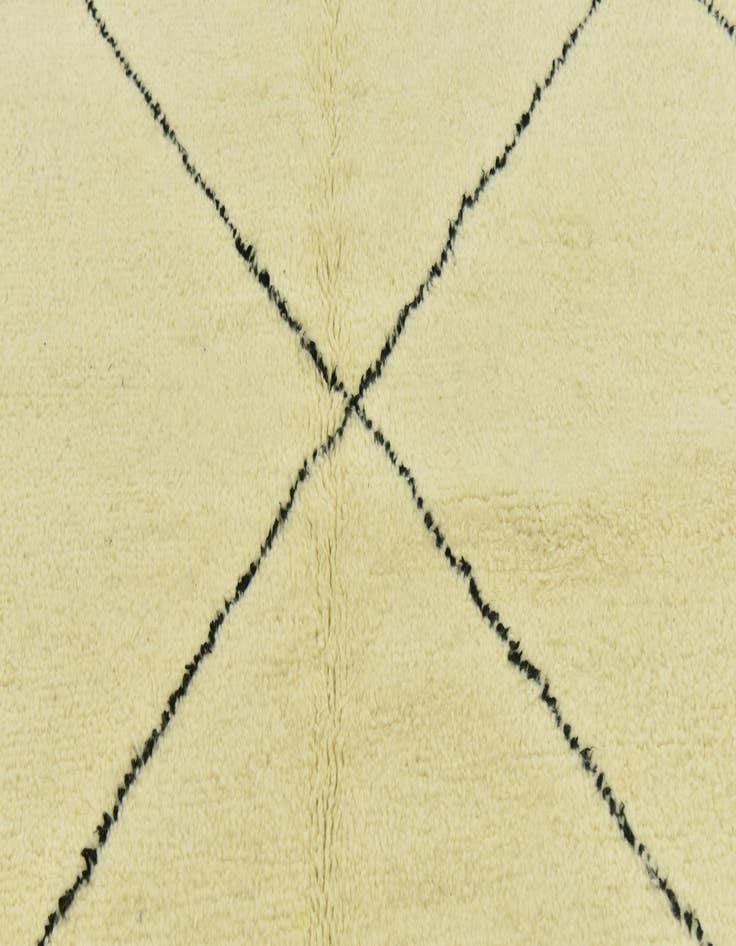 Detail image of  7' 2 x 9' 8  Hand Knotted Moroccan Wool Rug