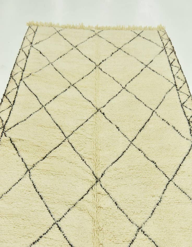 Detail image of  7' 4 x 10'  Hand Knotted Moroccan Wool Rug