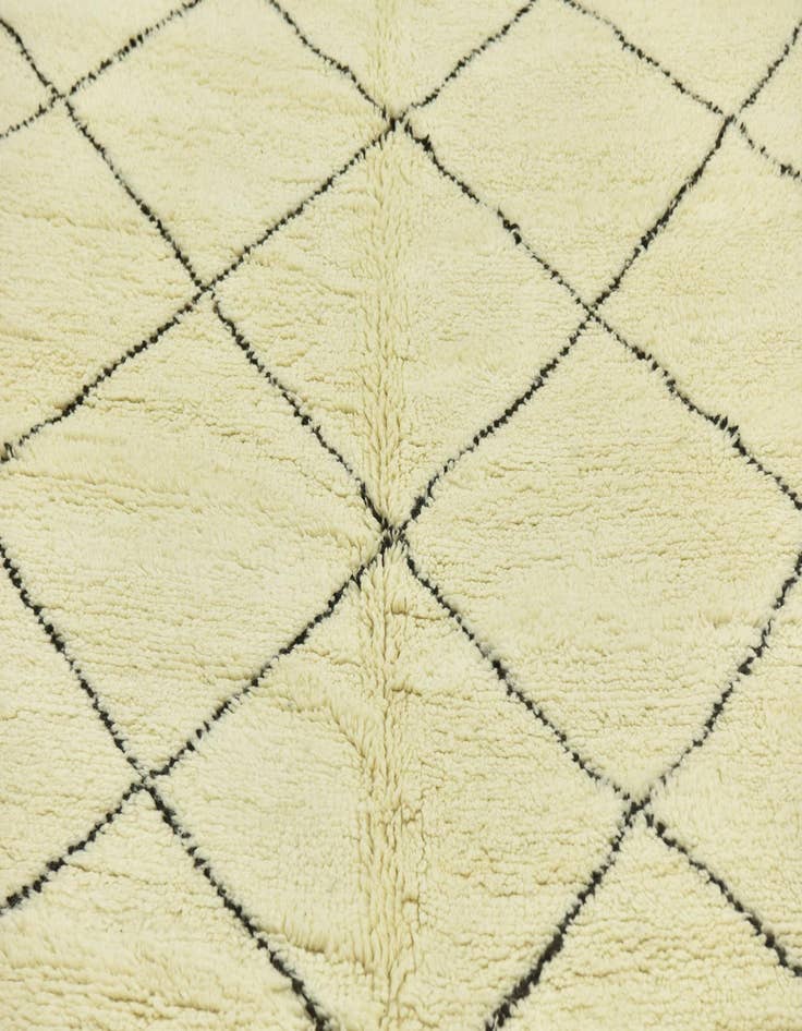 Detail image of  7' 4 x 10'  Hand Knotted Moroccan Wool Rug
