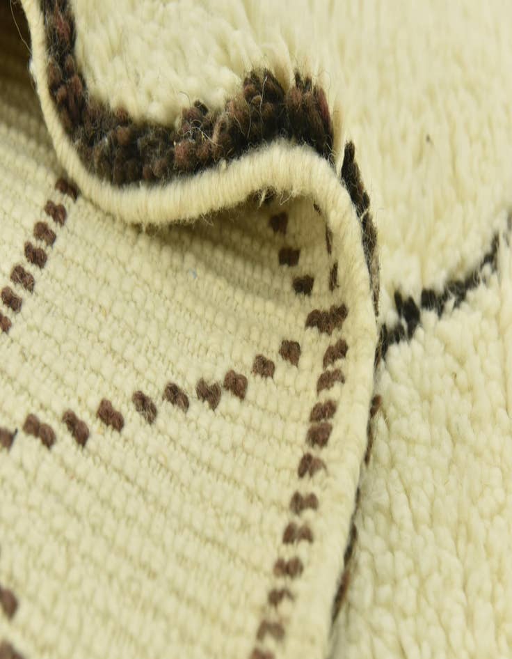 Detail image of  7' 4 x 10'  Hand Knotted Moroccan Wool Rug