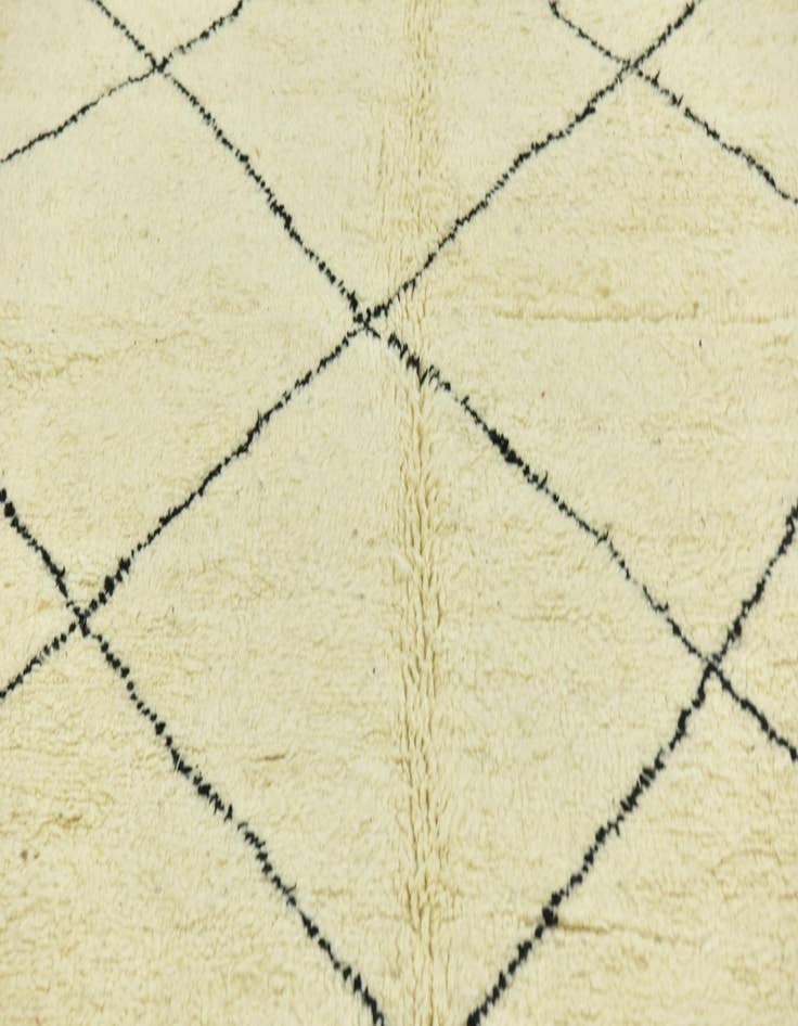 Detail image of  6' 9 x 9' 8  Hand Knotted Moroccan Wool Rug