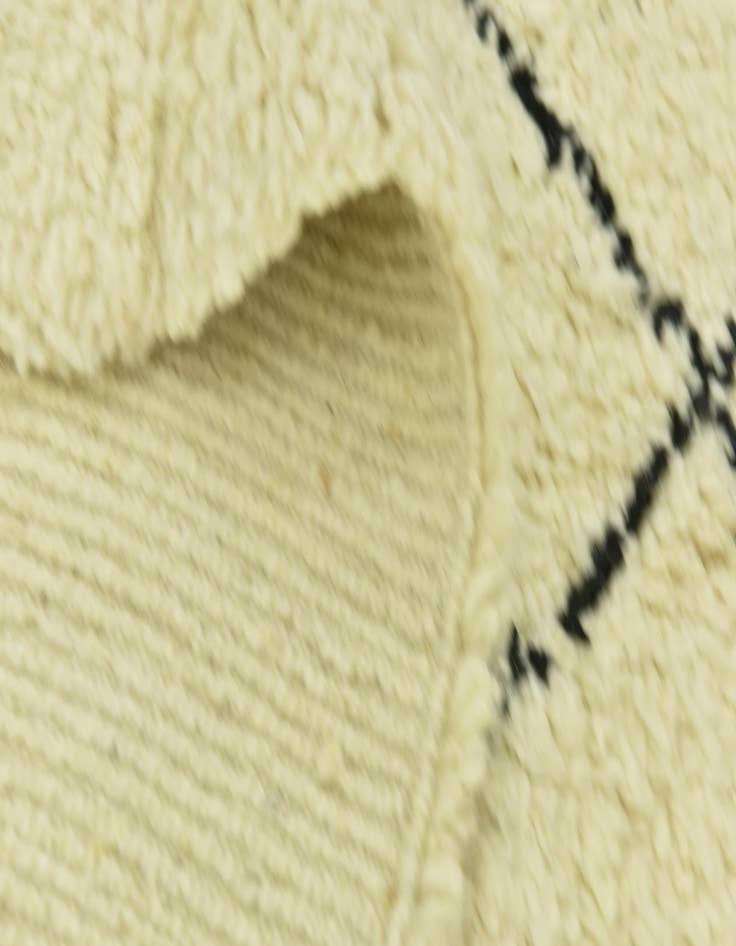 Detail image of  6' 9 x 9' 8  Hand Knotted Moroccan Wool Rug