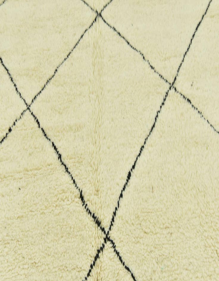 Detail image of  6' 8 x 9' 6  Hand Knotted Moroccan Wool Rug