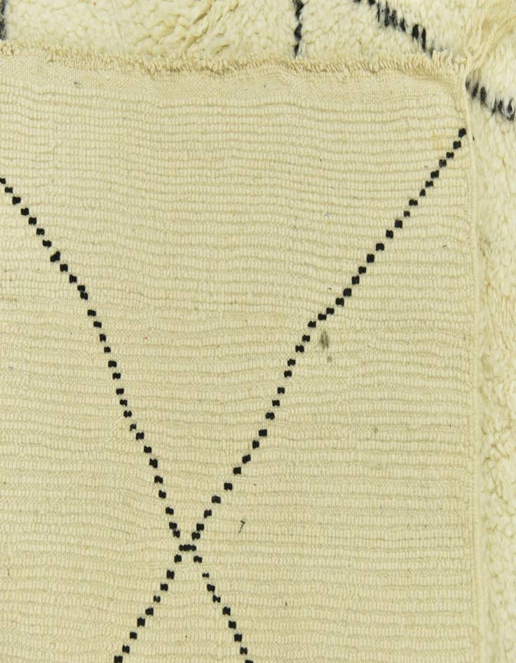 Detail image of  6' 4 x 10' 5  Hand Knotted Moroccan Wool Rug