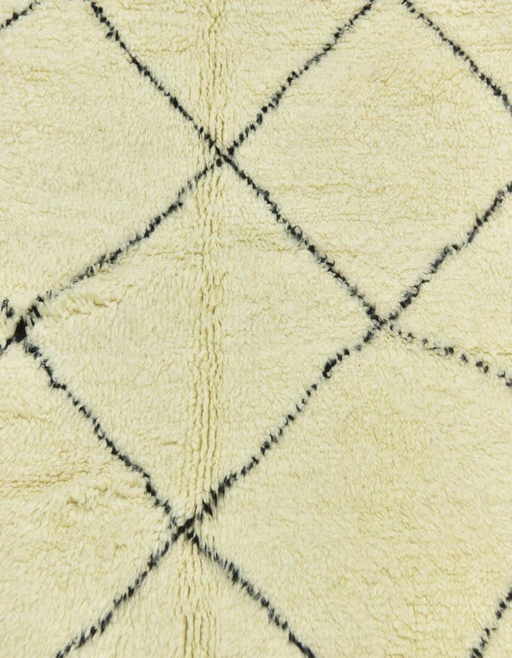 Detail image of  6' 4 x 10' 5  Hand Knotted Moroccan Wool Rug