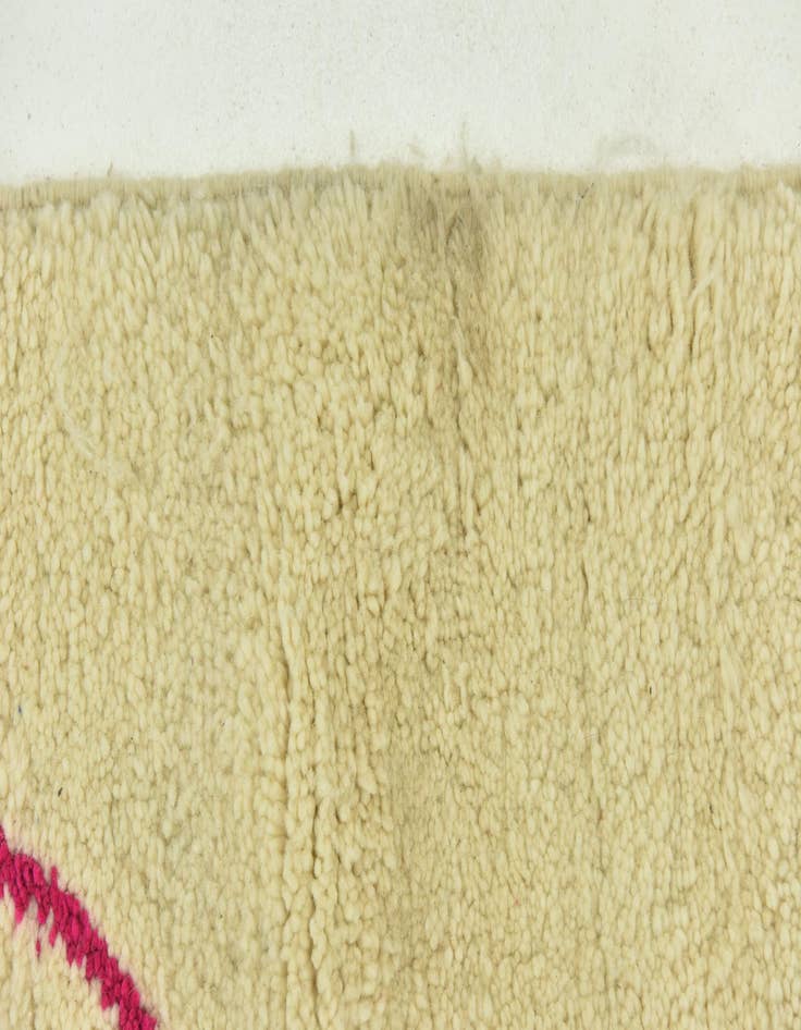 Detail image of  7' 1 x 10'  Hand Knotted Moroccan Wool Rug