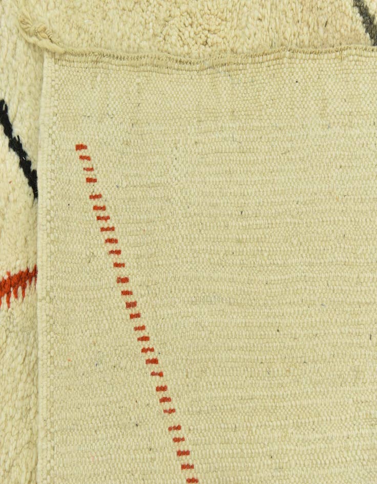 Detail image of  7' 1 x 10'  Hand Knotted Moroccan Wool Rug