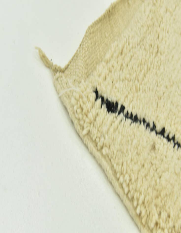 Detail image of  7' 1 x 10'  Hand Knotted Moroccan Wool Rug