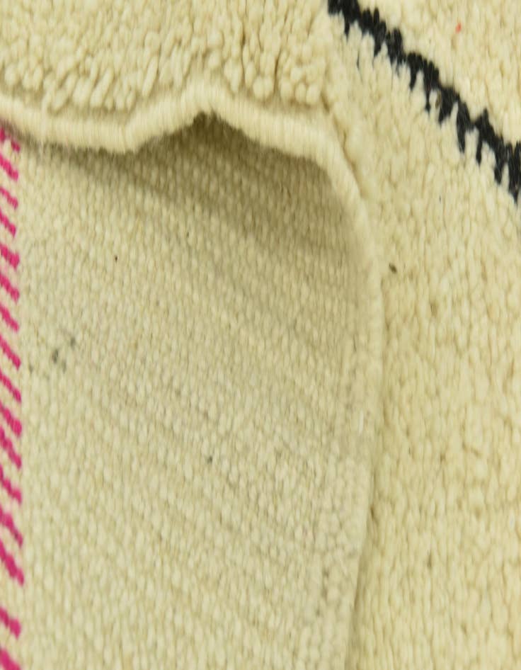 Detail image of  7' 1 x 10'  Hand Knotted Moroccan Wool Rug