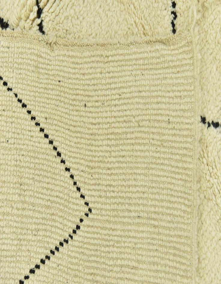 Detail image of  6' 7 x 10' 1  Hand Knotted Moroccan Wool Rug