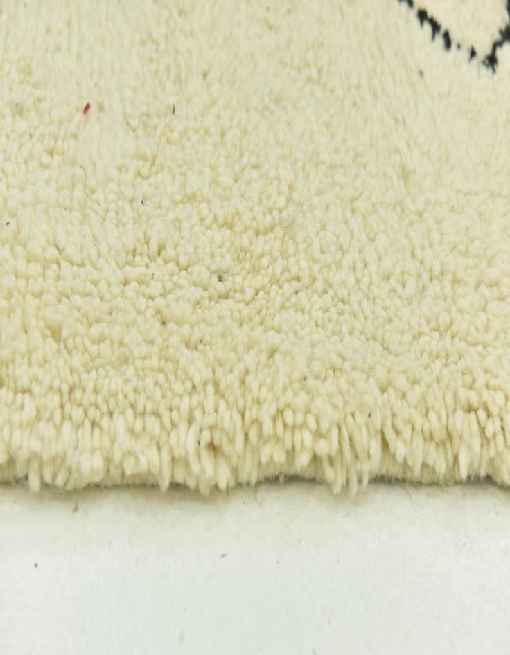 Detail image of  6' 7 x 10' 1  Hand Knotted Moroccan Wool Rug