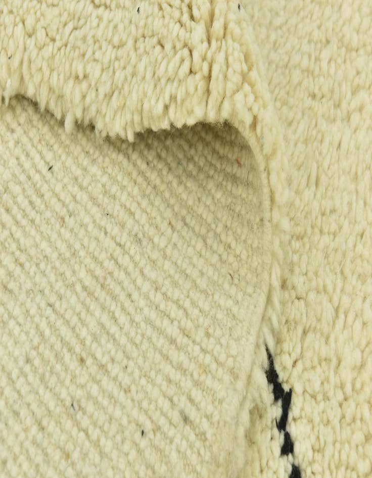 Detail image of  6' 7 x 10' 1  Hand Knotted Moroccan Wool Rug