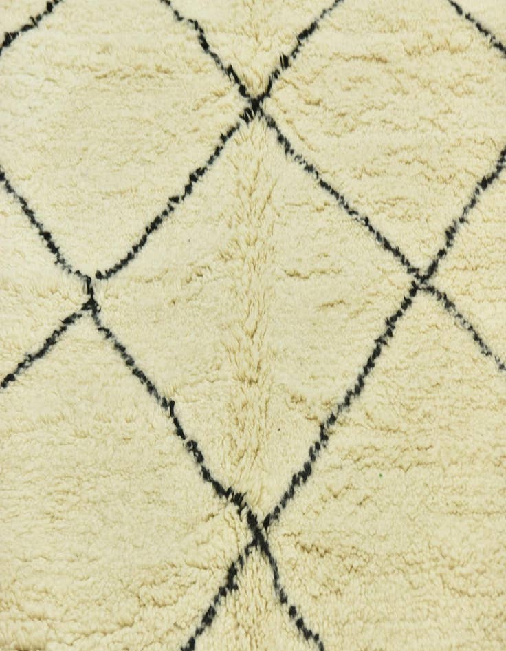 Detail image of  6' 9 x 10' 2  Hand Knotted Moroccan Wool Rug