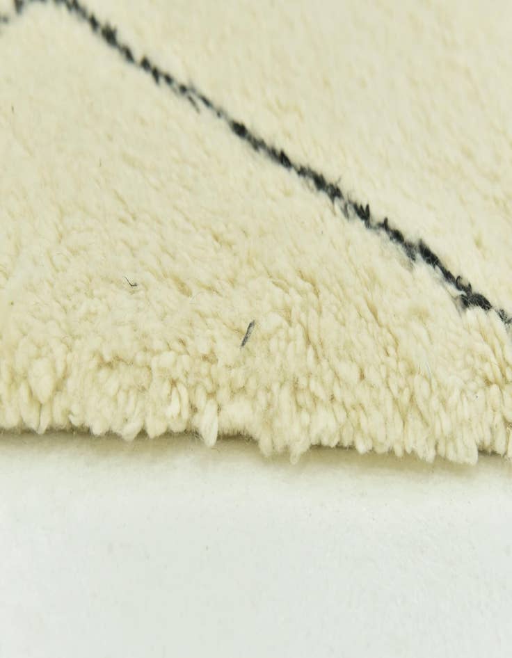 Detail image of  6' 9 x 10' 2  Hand Knotted Moroccan Wool Rug