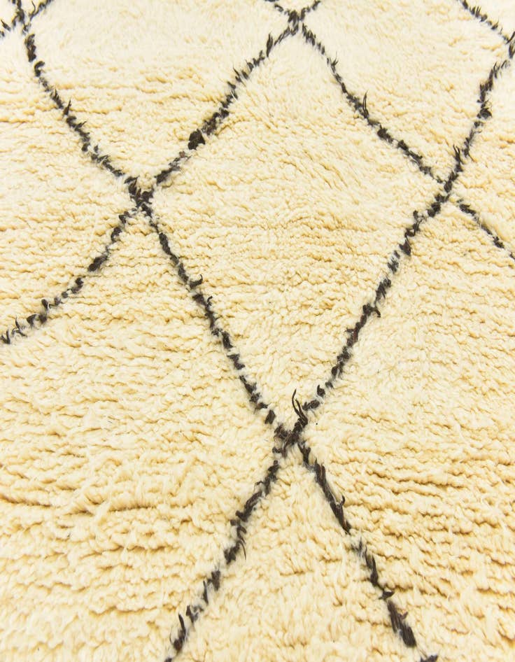 Detail image of  5' 2 x 8' 5  Hand Knotted Moroccan Wool Rug