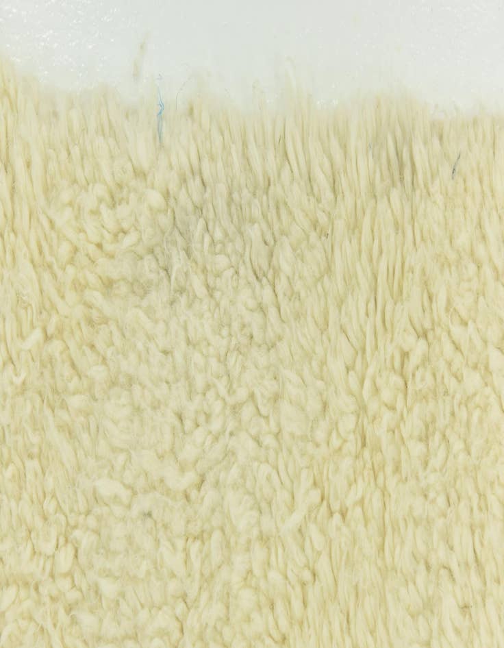 Detail image of  6' 8 x 10' 2  Hand Knotted Moroccan Wool Rug