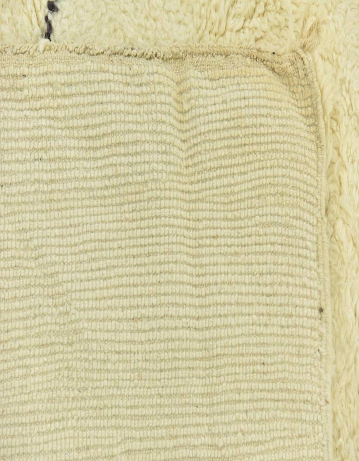 Detail image of  6' 8 x 10' 2  Hand Knotted Moroccan Wool Rug