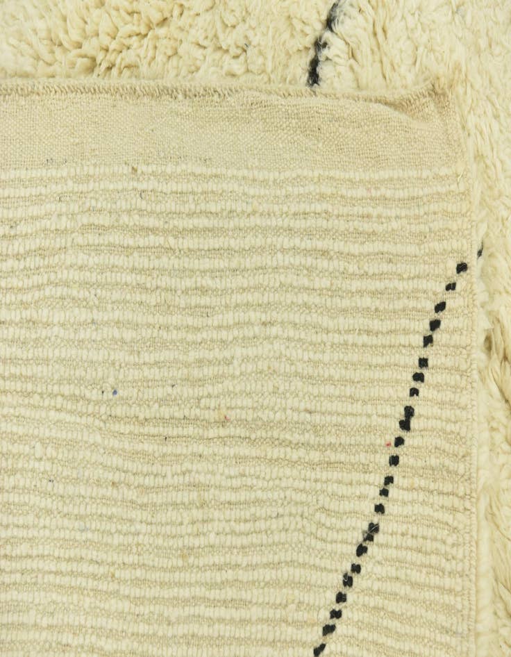 Detail image of  6' 8 x 10' 5  Hand Knotted Moroccan Wool Rug