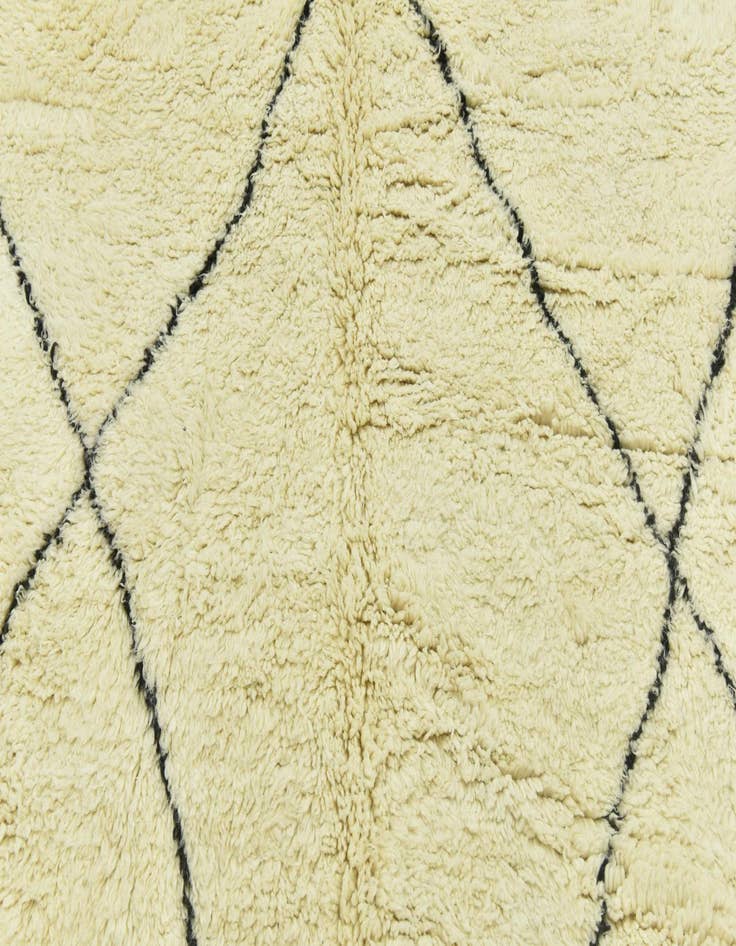 Detail image of  6' 8 x 10' 5  Hand Knotted Moroccan Wool Rug