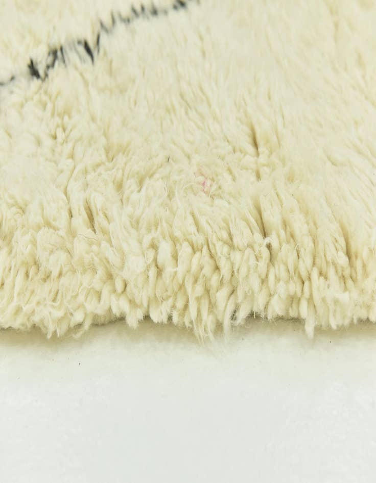 Detail image of  6' 8 x 10' 5  Hand Knotted Moroccan Wool Rug