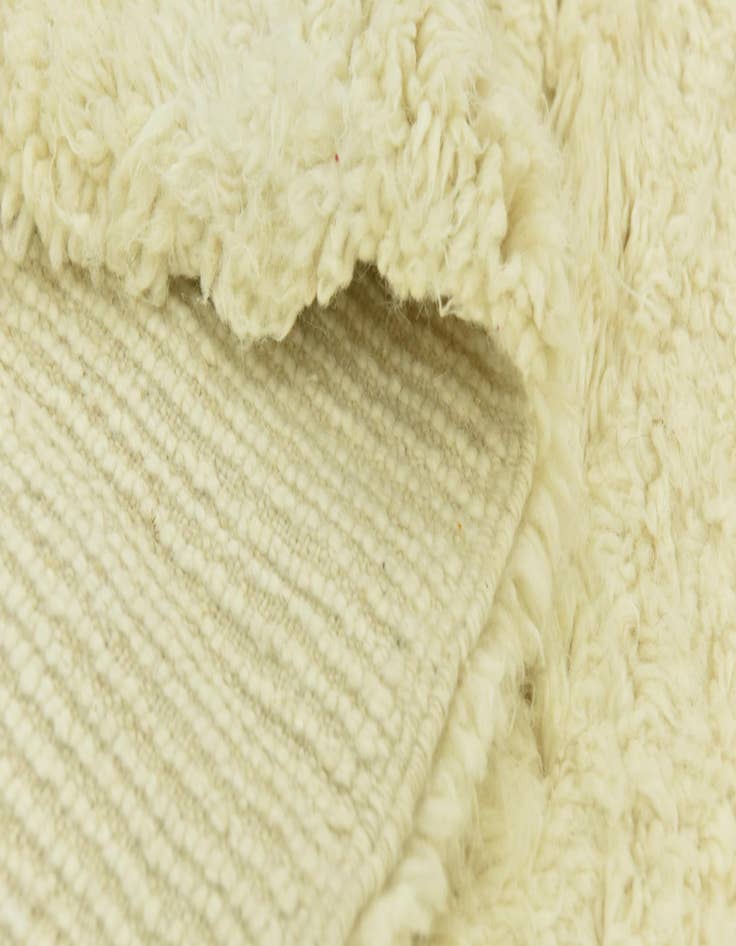 Detail image of  6' 8 x 10' 5  Hand Knotted Moroccan Wool Rug