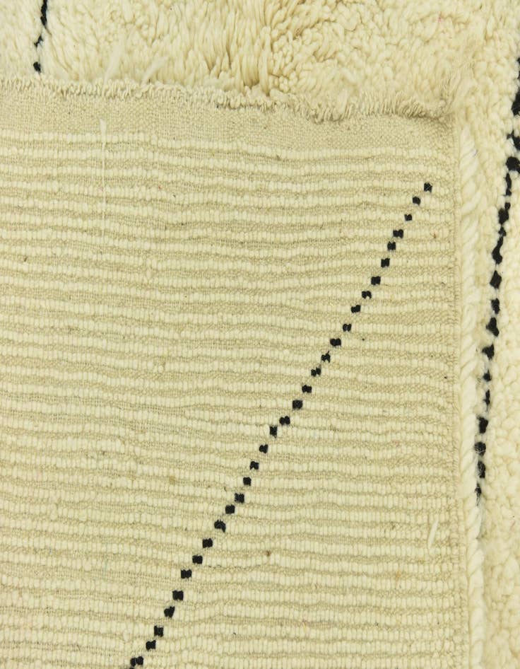 Detail image of  6' 9 x 10' 2  Hand Knotted Moroccan Wool Rug