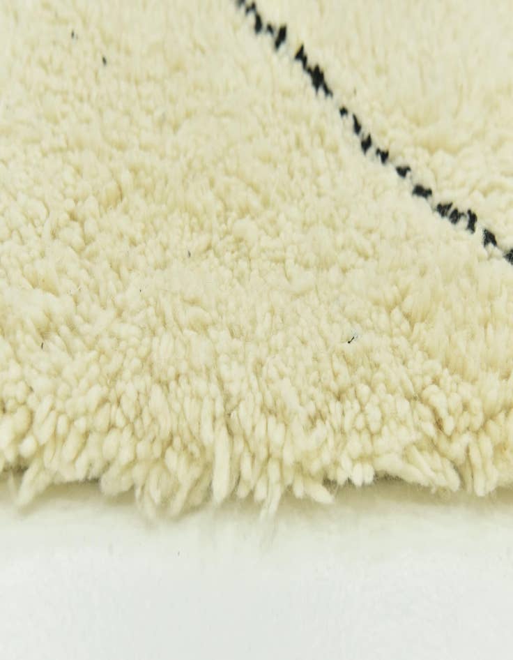 Detail image of  6' 9 x 10' 2  Hand Knotted Moroccan Wool Rug