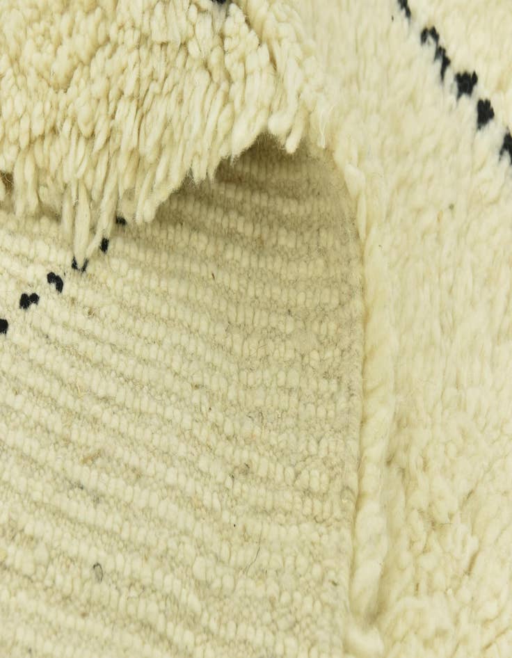 Detail image of  6' 9 x 10' 2  Hand Knotted Moroccan Wool Rug