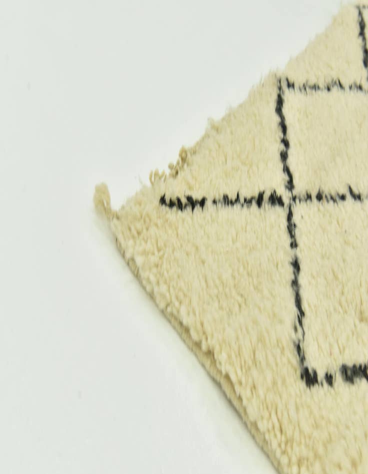 Detail image of  6' 7 x 10' 3  Hand Knotted Moroccan Wool Rug