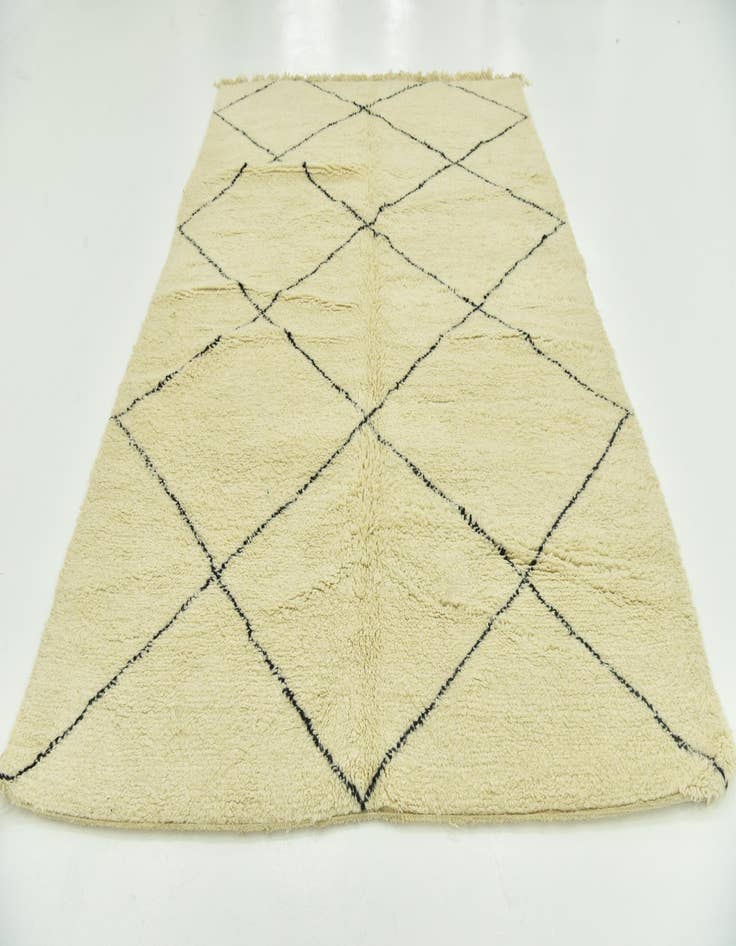 Detail image of  7' x 10' 2  Hand Knotted Moroccan Wool Rug