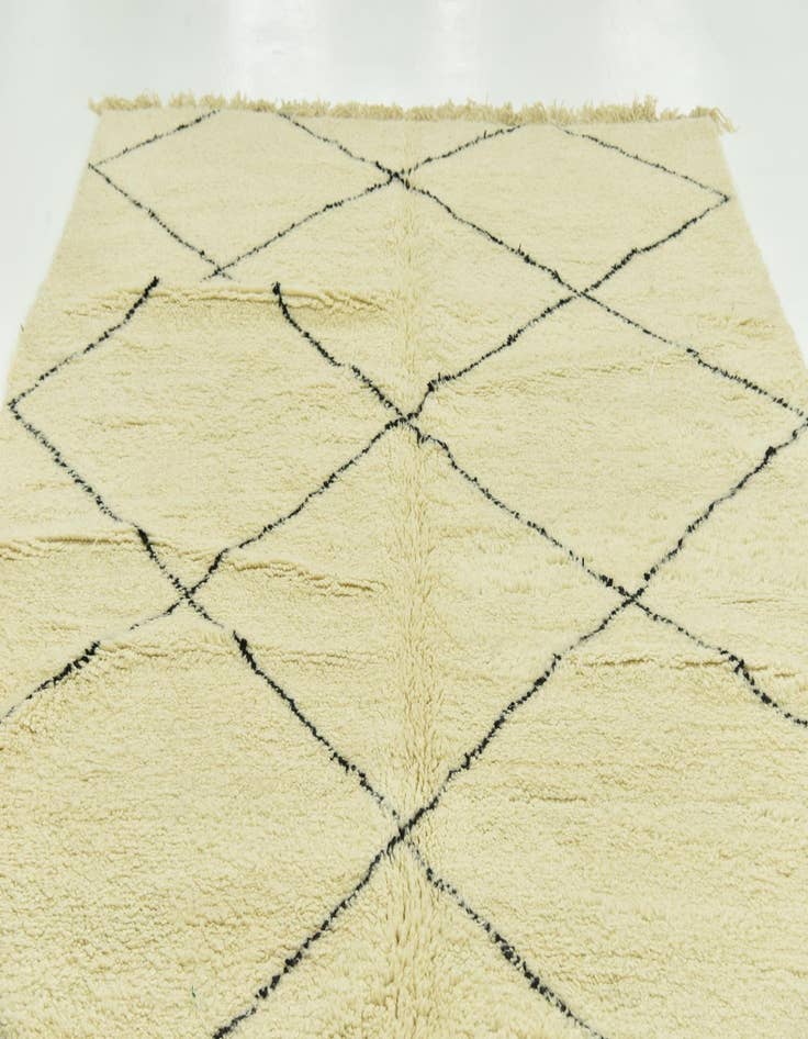 Detail image of  7' x 10' 2  Hand Knotted Moroccan Wool Rug