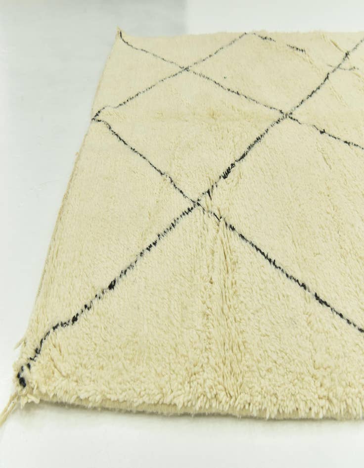 Detail image of  7' x 10' 2  Hand Knotted Moroccan Wool Rug